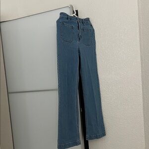 Stylish Blue Flare Women's Jeans